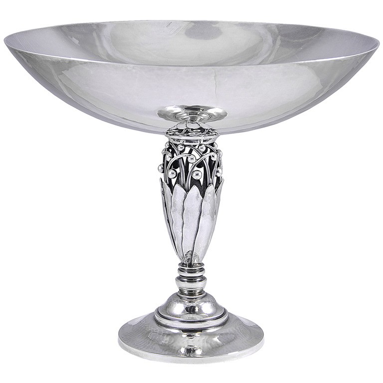 Georg Jensen Silver Pedestal Bowl No. 574B