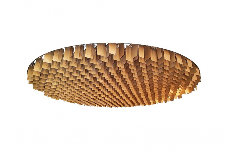 Fantastic ceiling Light used by Oscar Niemeyer