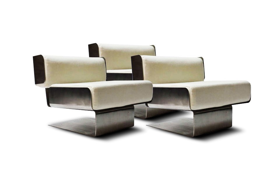 Set of chairs by Gianni Moscatelli for Forma Nova