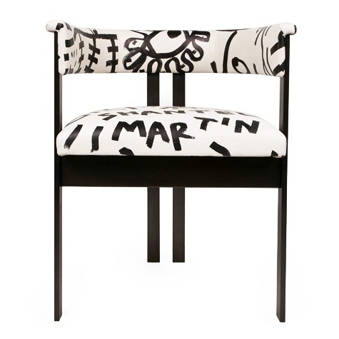 Elliott Chair by Shantell Martin for Kelly Wearstler