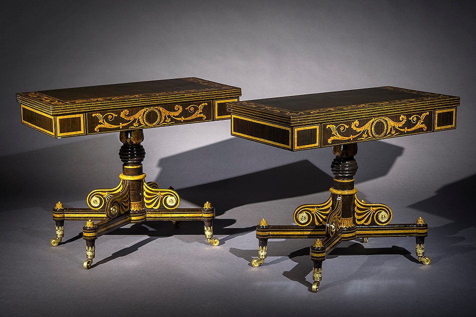 Finlay, John & Hugh (Pair Card Tables in the Neo-Classical Taste, about 1825)