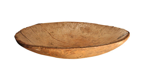 Large primitive bowl, 19th century, offered by Trilogy Antiques + Design