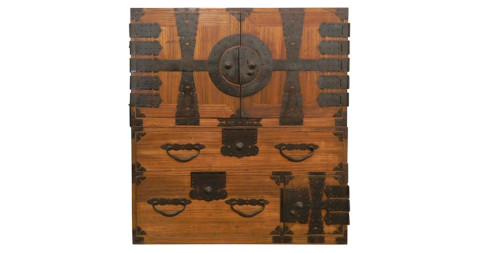 Japanese tansu, 1860s, offered by Antiques of River Oaks