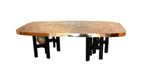 Bronze Ado Chale table, 21st century, offered by 88 Gallery