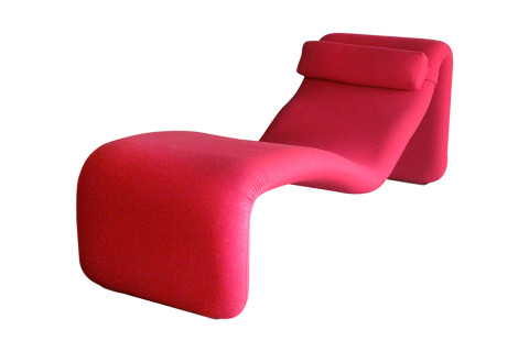 Olivier Mourgue Djinn chaise lounge, ca. 1963, offered by Our Space Interiors