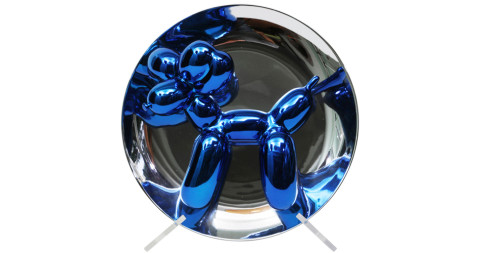 Jeff Koons Blue Balloon Dog sculpture, 1995, offered by Joseph Anfuso 20th Century Design