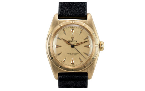 Rolex yellow-gold wristwatch, 1950s, offered by Craig Evan Small