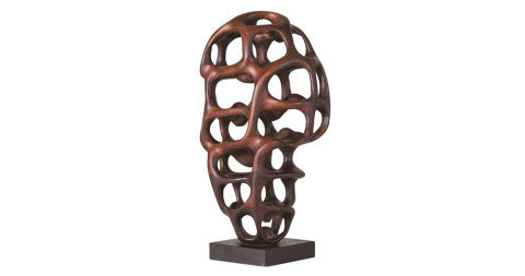 Mario dal Fabbro carved-wood sculpture, 1978