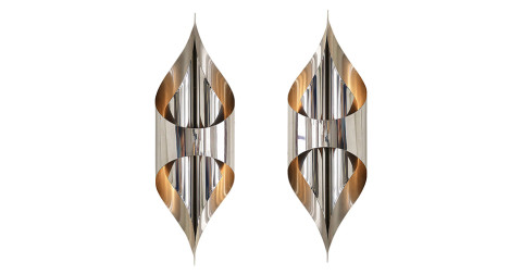 Maison Charles Fusée Sconces, 1970, offered by Tic Tac