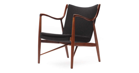 The 45 Chair, 1960s, by Finn Juhl for Baker, offered by WYETH
