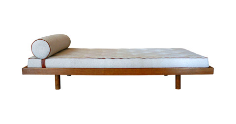 Daybed, 1959, by Charlotte Perriand, offered by Galerie Half