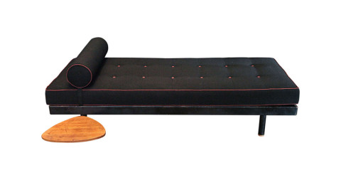 Antony daybed, 1954, by Jean Prouvé and Charlotte Perriand, offered by Galerie Half