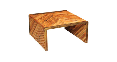 Bamboo coffee table, ca. 1970, by Gabriella Crespi, offered by Liz O’Brien