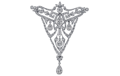 Fabergé Diamond Pin, 1907