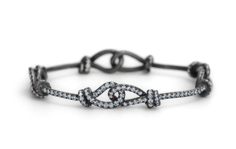 Steven Fox Diamond Love Knot Bracelet, 2015