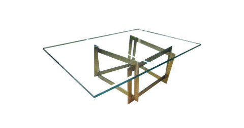 Custom Soqquadro coffee table, 21st century, by Raniero Aureli, offered by Eccola