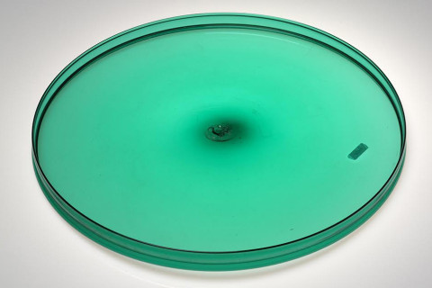 Carlo Scarpa Murano Glass Plate, ca. 1950