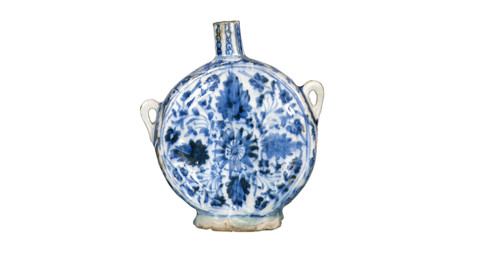 Persian pilgrim’s flask, 17th century, offered by Mohtashemi  Works of Art