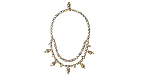 Van Cleef & Arpels cultured-pearl and diamond necklace, 1970s, offered by FD