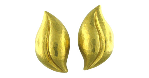 Tiffany & Co.  18K Yellow Gold Earrings by Paloma Picasso, 21st Century, offered by OakGem