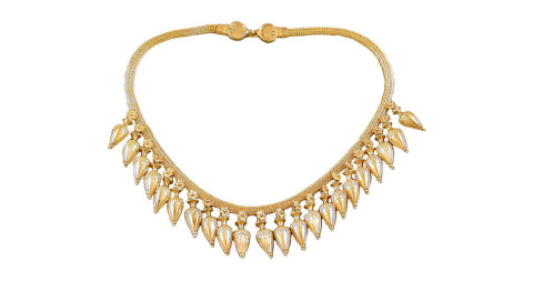 Castellani of Rome Gold Etruscan Revival Necklace, ca. 1870, offered by James Robinson Inc    