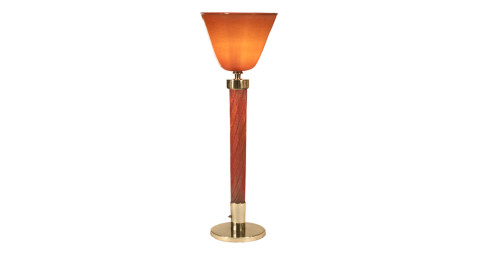 Tomaso Buzzi for Venini Laguna glass lamp, ca. 1933, offered by H.M. Luther, Inc.