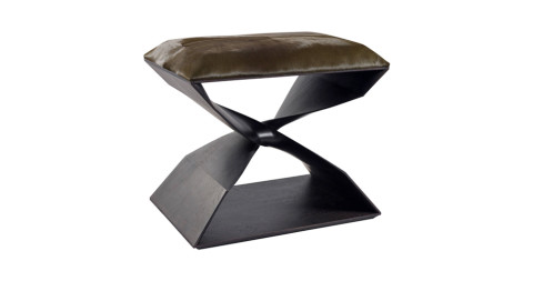 Carol Egan hand-carved 180° Twist stool,  2015