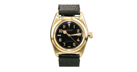 Rolex gold-filled Oyster perpetual watch, offered by Matthew Bain Inc.