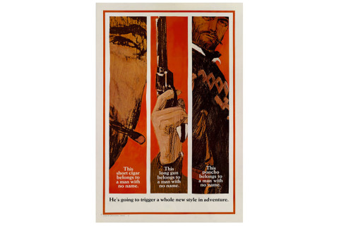 Original U.S. poster for the 1964 film <i>Fistful of Dollars</i>, the first Eastwood/Leone Spaghetti Western, offered by the Reel Poster Gallery