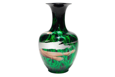 Acid Queen porcelain vase by Fredrikson Stallard, 2009, offered by David Gill Gallery