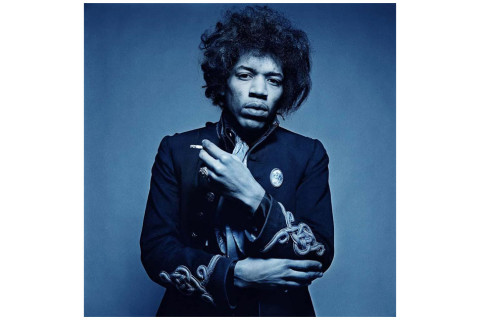 <i>Jimi Hendrix, Blue Smoke, 1967</i>, by Gered Mankowitz, offered by Morrison Hotel Gallery