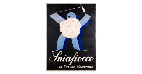 Italian Futurist-period poster, ca. 1933, by Araca, offered by Colletti Gallery