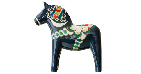 Swedish Dala horse, 20th century, offered by the Apartment