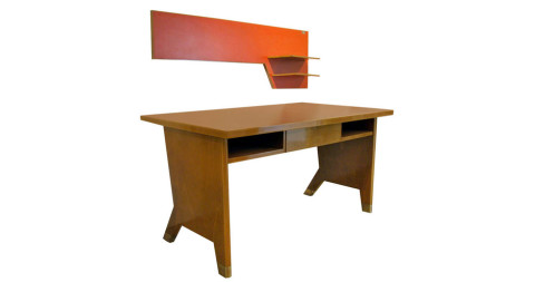 Giò Ponti desk and shelf, ca. 1950