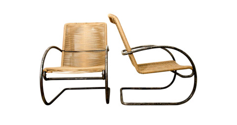 Pair of Chairs in The Style of Marcel Breuer, 1950s