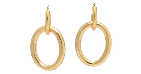 Mama gold earrings