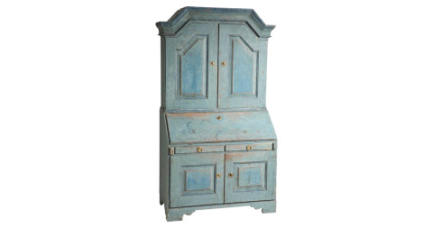 Late Gustavian secretary, 1807, offered by Dawn Hill Antiques