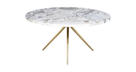 Italian marble tripod cocktail table, offered by 20th Century Interiors