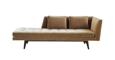 Edward Wormley chaise, offered by Converso