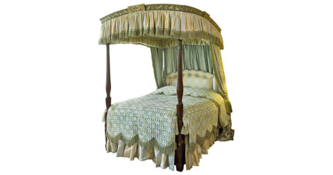 George III four-poster bed, ca. 1780