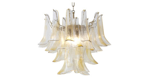 Venini Murano-glass chandelier, 1960s, offered by the Apartment