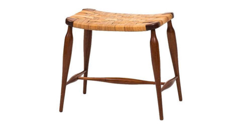 Josef Frank Model 967 stool, 1950s, offered by Studio Schalling