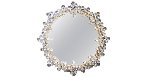Round wall mirror, 1965, offered by Modern Design Connection