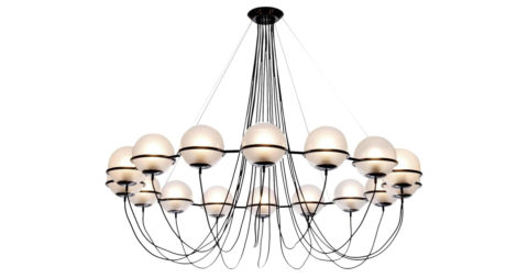 Large chandelier, 1970s, offered by Morentz