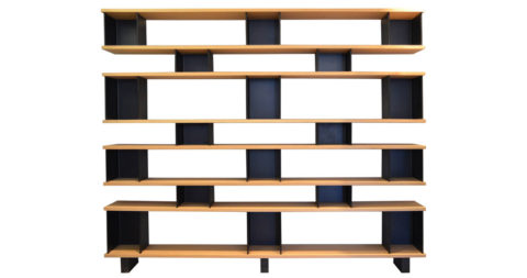 Charlotte Perriand–style shelving unit, early 21st century, offered by Blend Interiors