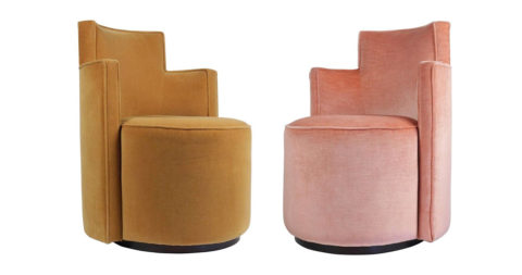 Andrée Putman armchairs for the Wasserturm Hotel, 1990, offered by Vingtieme