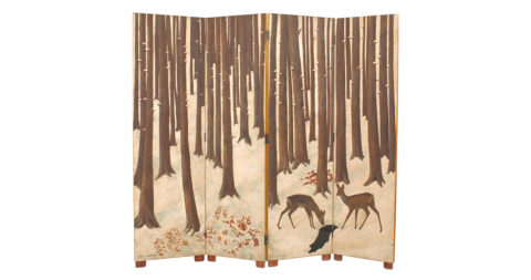 Jean Dunand screen, 1941, offered by Newel