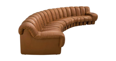 De Sede DS-600 Non-Stop sofa, 1970s, offered by Morentz