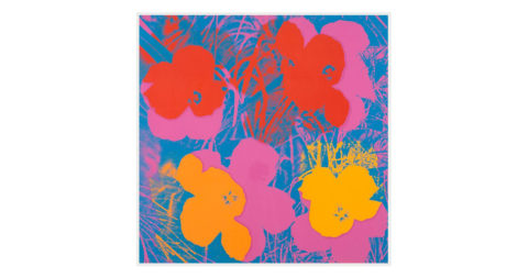 <i>Flowers,</i> 1970, by Andy Warhol