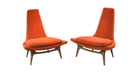 Karpen of California Sculptural Lounge Chairs
